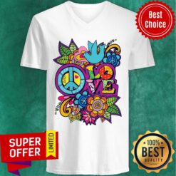 Premium Love Flower V-neck