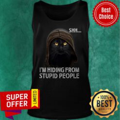 Premium Shh I'm Hiding From Stupid People Tank Top