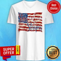 Premium Stars And Stripes V-neck