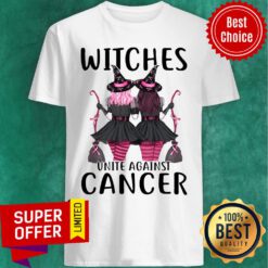 Premium Witches Unite Against Cancer Shirt