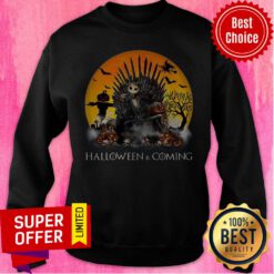 Official Jack Skellington Halloween Is Coming Sweatshirt