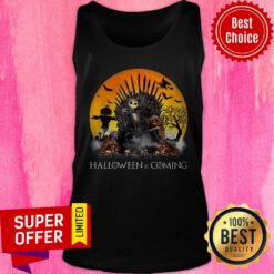 Official Jack Skellington Halloween Is Coming Tank Top
