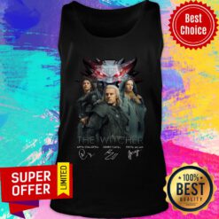 The Witcher Anya Chalotra Henry Cavill Freya Allan Signatures Tank Top