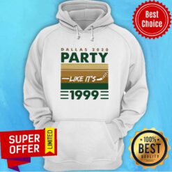 Top Hockey Dallas 2020 Party Like It’s 1999 Vintage Retro Hoodie