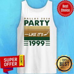 Top Hockey Dallas 2020 Party Like It’s 1999 Vintage Retro Tank Top
