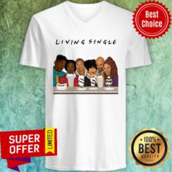 Top Living Single Friends V-neck