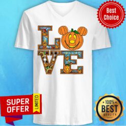 Top Love Halloween V-neck