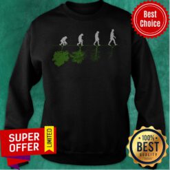 Top Official Evolution Humans And Trees Sweatshirt