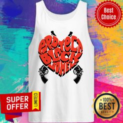 Top Protect Black Women Heart Tank Top