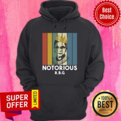 Top Ruth Bader Ginsburg Crown Notorious RBG Vintage Hoodie