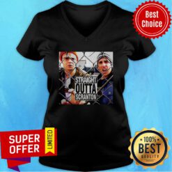Top Straight Outta Scranton V-neck