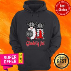 Top Viking Nisse Gloedelig Jul Hoodie