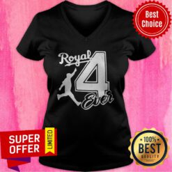 Funny 4 Ever Royal Kansas City Baseball V-neck