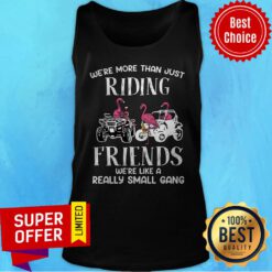 We're More Than Just Riding Friends We're Like A Really Small Gang Tank Top