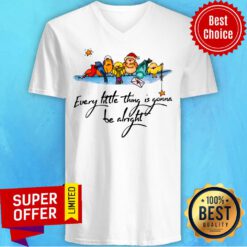 Awesome Every Little Thing Is Gonna Be Alright V-neck