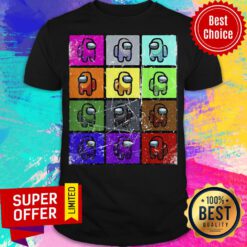 Awesome Gamer Imposter Among Game Us Sus Coler Shirt