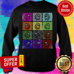 Awesome Gamer Imposter Among Game Us Sus Coler Sweatshirt