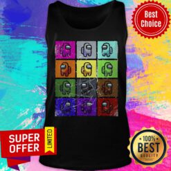 Awesome Gamer Imposter Among Game Us Sus Coler Tank Top