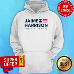 Awesome Jaime Harrison For US Senate American Flag Hoodie