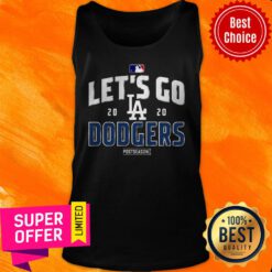 Awesome Let’s Go Los Angeles Dodgers 2020 Postseason Tank Top
