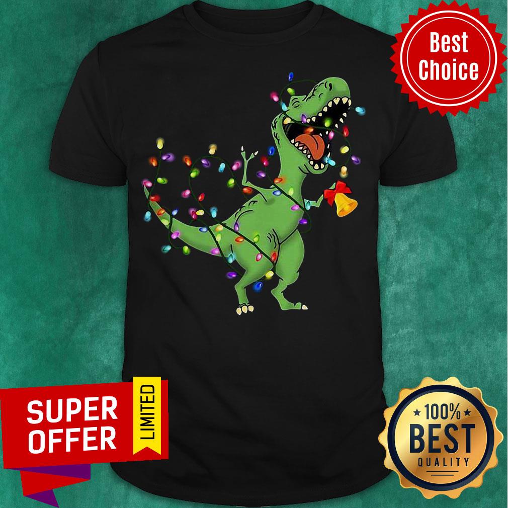 Awesome T-res Saurus Merry Christmas Shirt Awesome T-res Saurus Merry Christmas Shirt