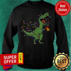 Awesome T-res Saurus Merry Christmas Sweatshirt