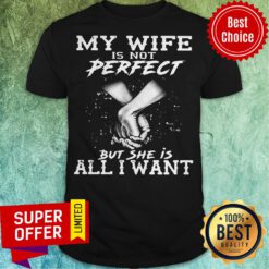 Funny My Wife Is Not Perfect But She Is All I Want Shirt