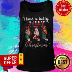 Funny Santa Shoes Have A Holly Jolly Christmas Tank Top