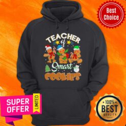 Funny Teacher Of Smart Cookies Christmas Snowman Hoodie