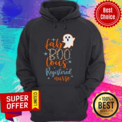 Fab Boo Lous Registered Nurse Spirit Halloween Hoodie
