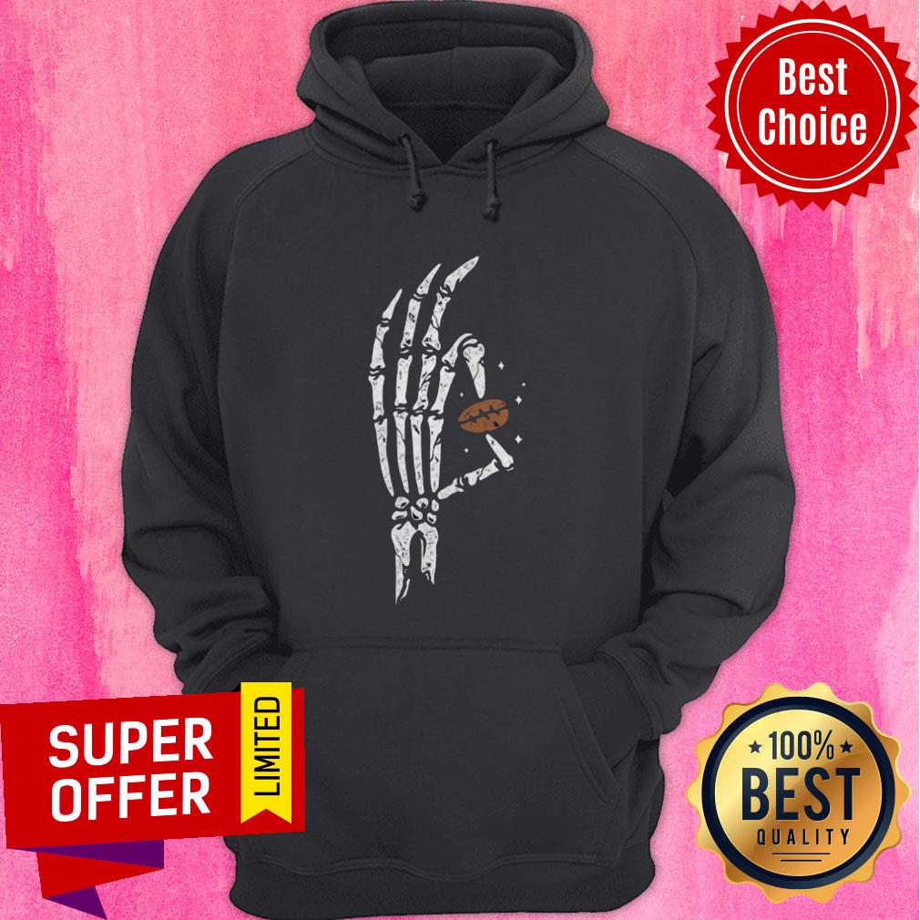 Funny Hands Bone Hold Coffee Beans Halloween Shirt Funny Hands Bone Hold Coffee Beans Halloween Hoodie