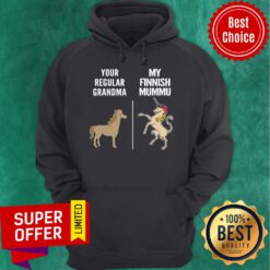 Horse Your Regular Grandma My Finnish Mummu Unicorn Hoodie