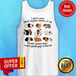 I Don't Care What Anyone Thinks Of Me Except Guinea Pigs I Want Guinea Pigs To Like Me Tank Top