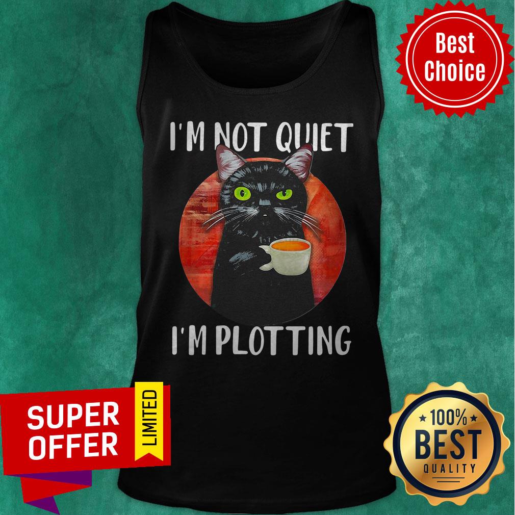 I’m Not Quiet I’m Plotting Black Cat Blood Moon Shirt I’m Not Quiet I’m Plotting Black Cat Blood Moon Tank Top
