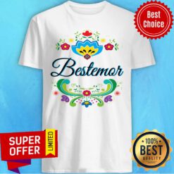 Nice Bestemor Norwegian Rosemaling Shirt