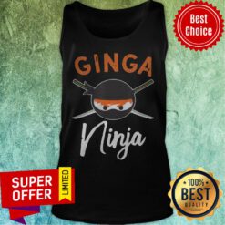 Nice Ginga Ninja Funny Redhead Ninja Lover Ginger Tank Top