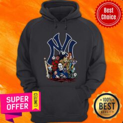 Nice Horror character New York Yankees Halloween Hoodie