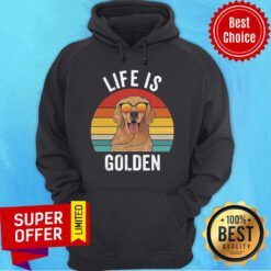 Nice Life Is Golden Dog Lover Vintage Hoodie