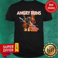 Official Angry Runs Good Morning Football Shirt