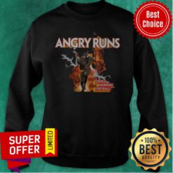 Official Angry Runs Good Morning Football Sweatshirt