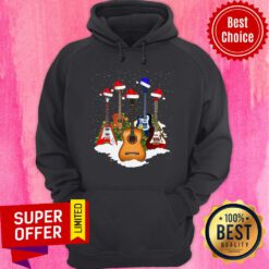 Official Guitars Santa Christmas Hoodie