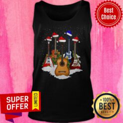 Official Guitars Santa Christmas Tank Top