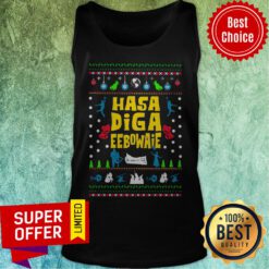 Official Hasa Diga Eebowai Broadway Ugly Christmas Tank Top