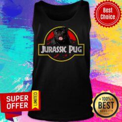 Official Jurassic Pug Tank Top