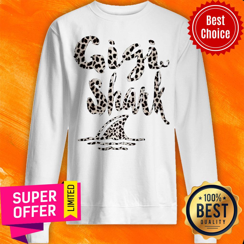 Official Leopard Gigi Shark Shirt Official Leopard Gigi Shark Sweatshirt
