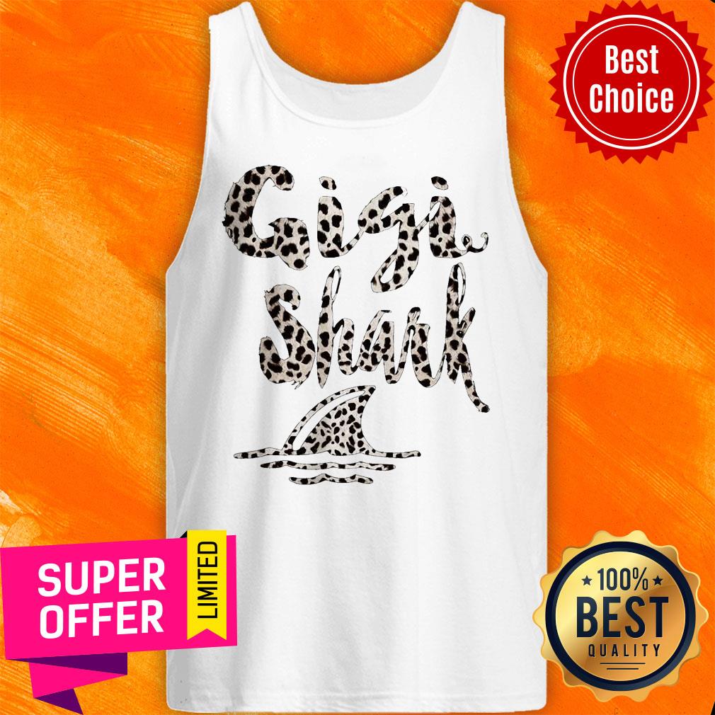 Official Leopard Gigi Shark Shirt Official Leopard Gigi Shark Tank Top