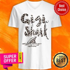 Official Leopard Gigi Shark V-neck