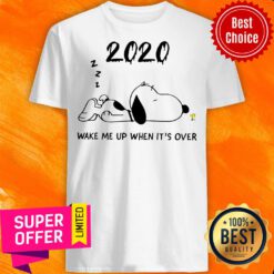 Official Snoopy 2020 Wake Me Up When It’s Over Shirt