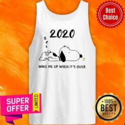 Official Snoopy 2020 Wake Me Up When It’s Over Tank Top