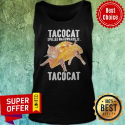 Official Tacocat Spelled Backwards Is Tacocat Tank Top